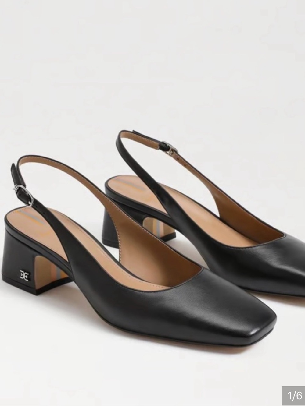 Sam Edelman Terra Black Block Heel Pumps